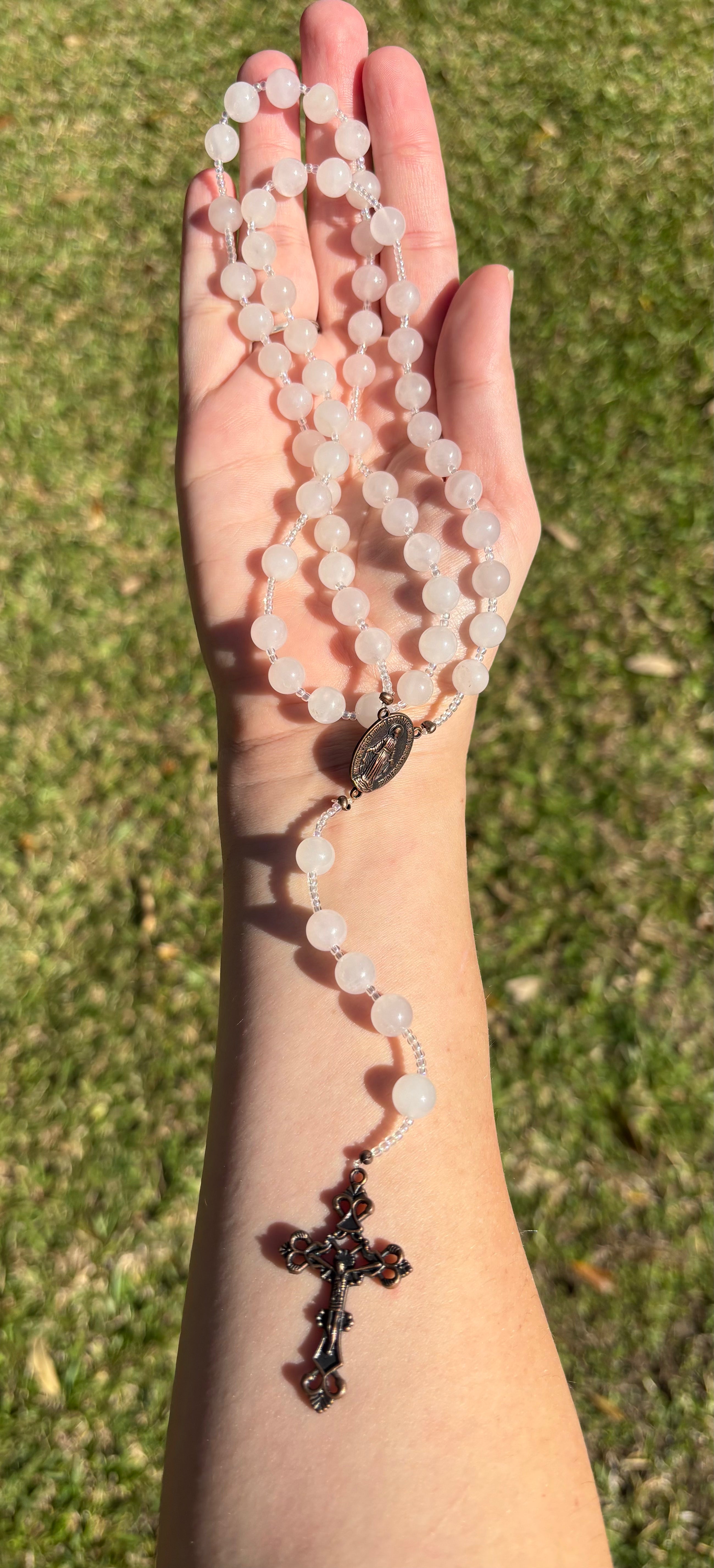 Clear Bead Rosary