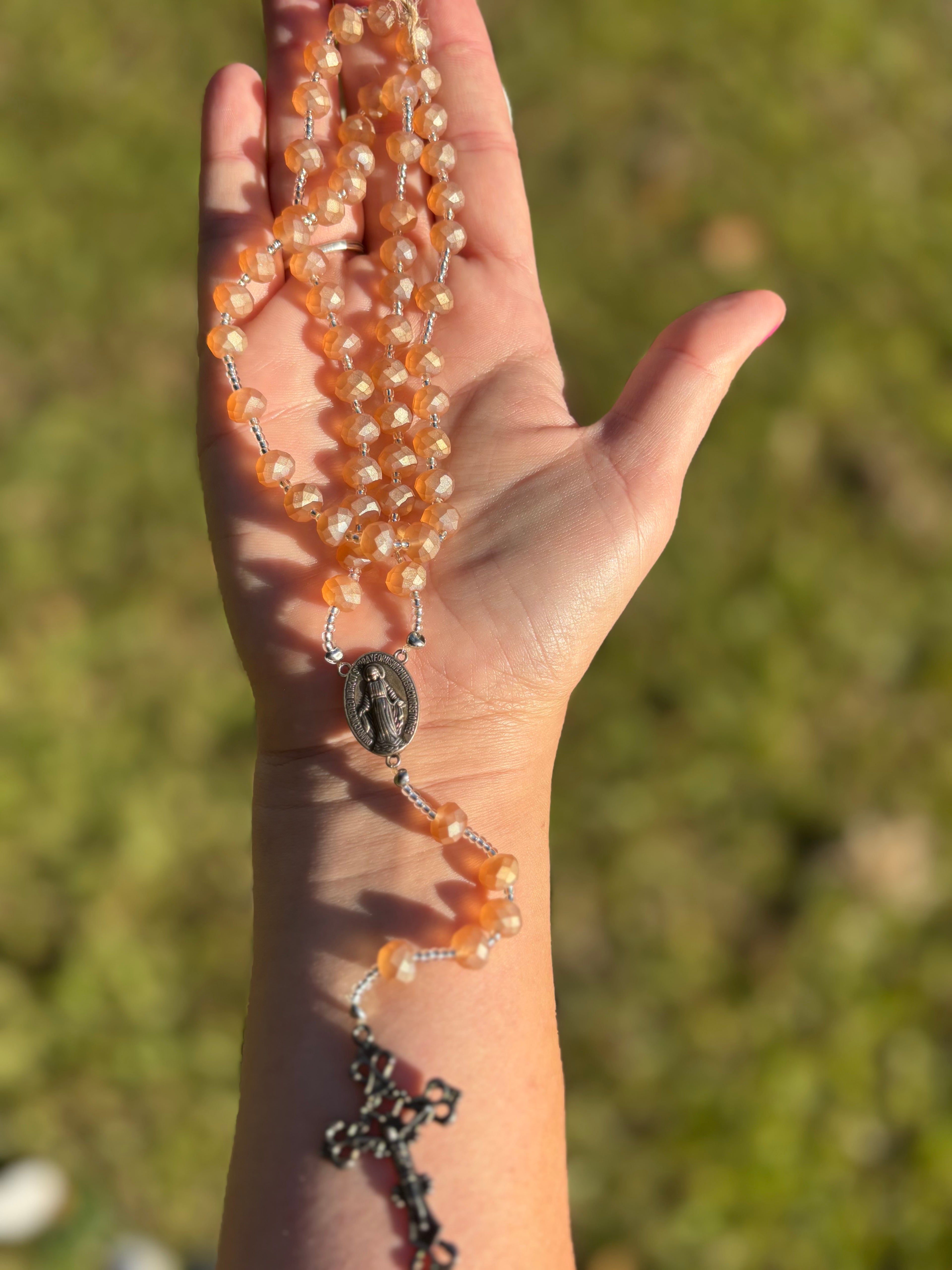 Orange/Peach Rosary