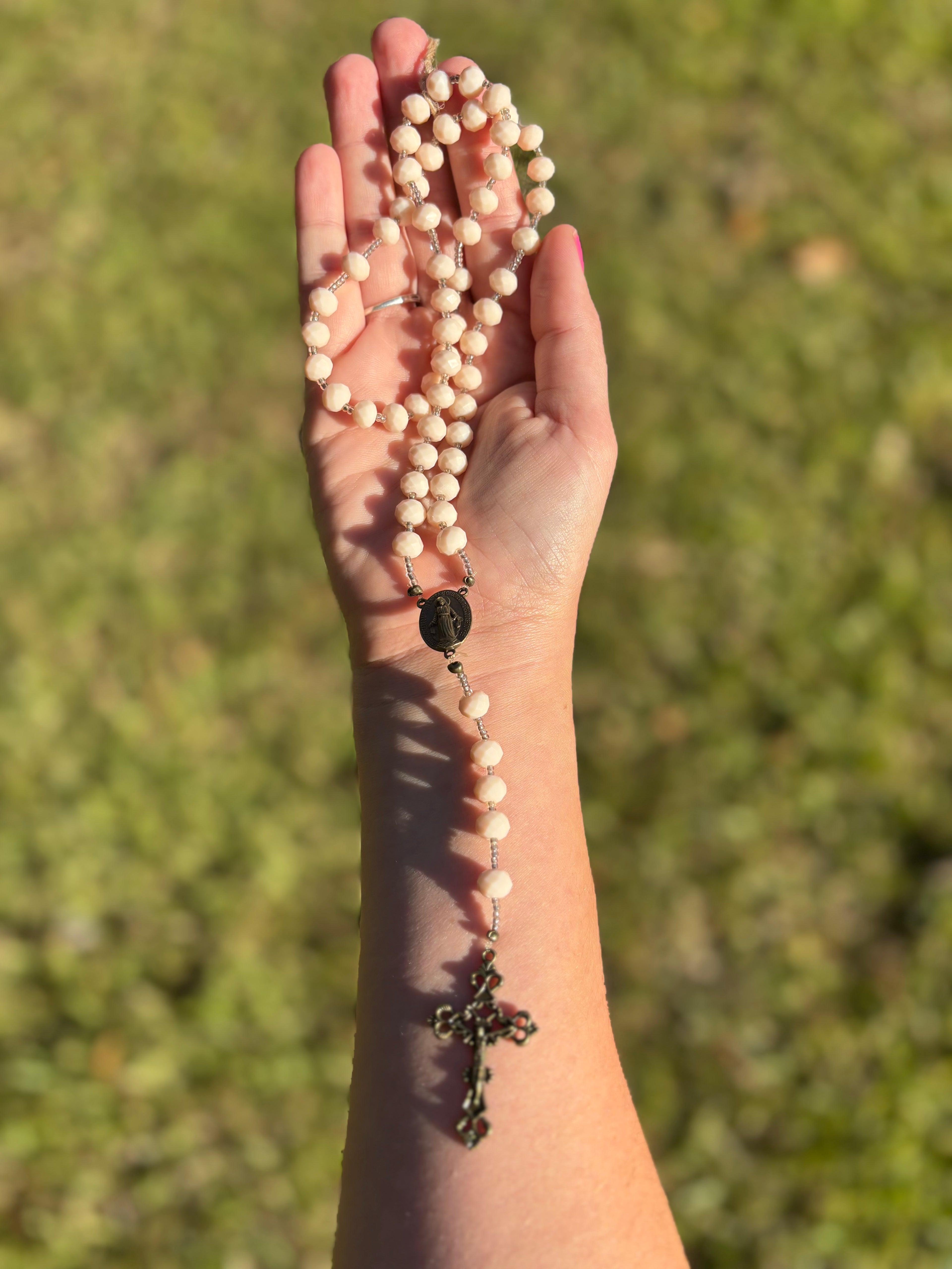 Light Baby Pink Rosary