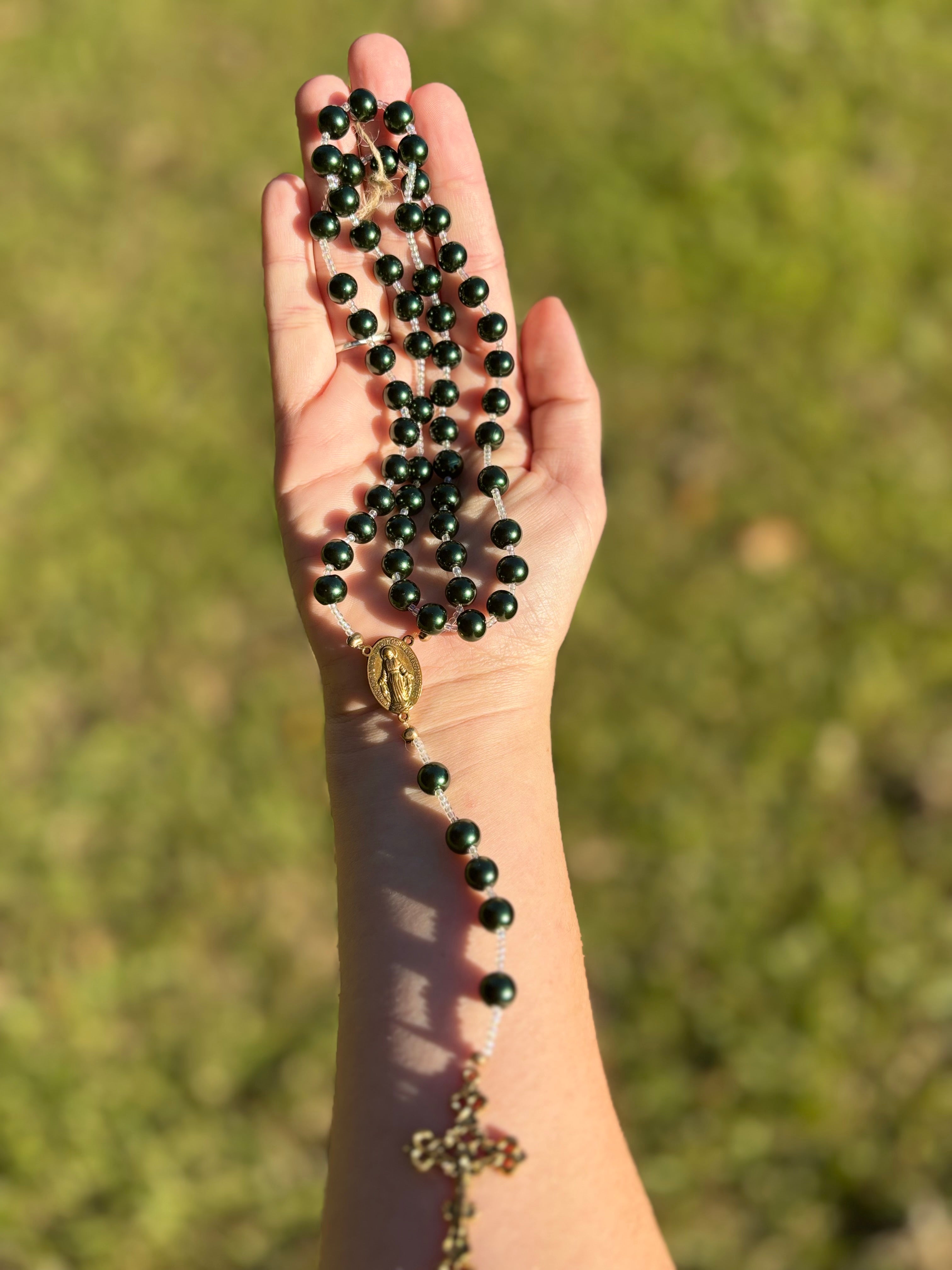Dark Green Rosary